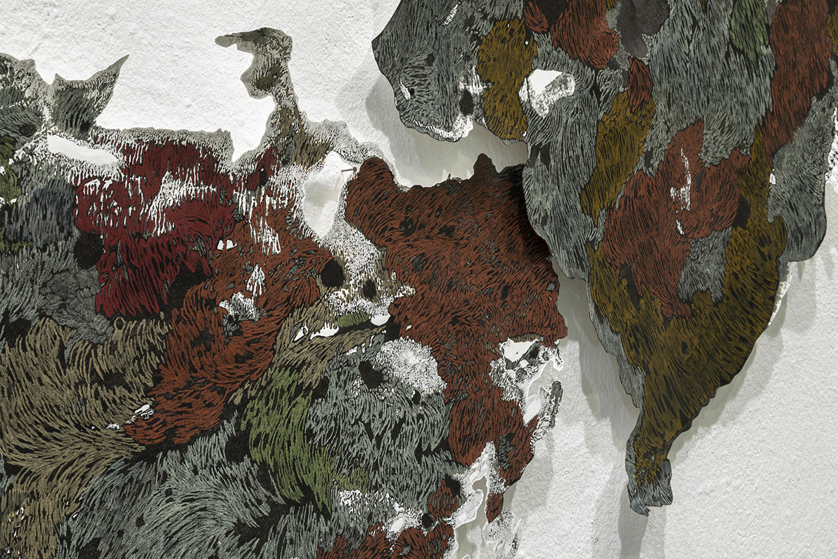 12_Rhizome Detail_ink and pencil on paper_780 x 355 cm_Staedtische Galerie Neuss 2023